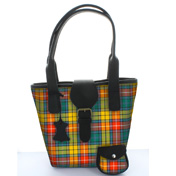 Handbag, Purse, Hirta Bucket Bag, Buchanan Tartan